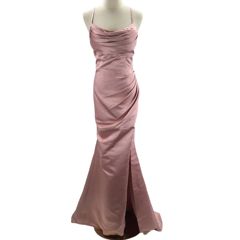 Elegant Pink Maxi Dress